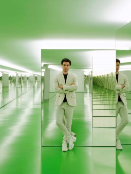 Art Installation Mirror Light Laser Roland Burkart